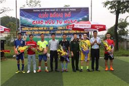 Trường Cao đẳng Nghề số 1 - Bộ Quốc phòng: Tổ chức giải bóng đá chào mừng Ngày Nhà giáo Việt Nam